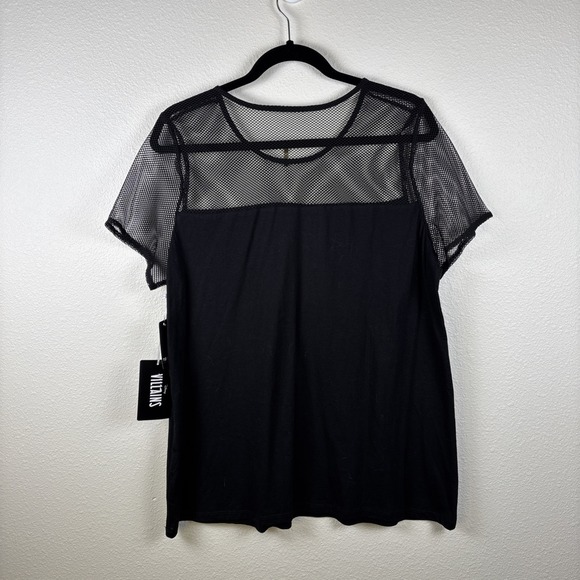 Torrid Disney Villains Ursula Sea Witch Graphic Tshirt Shirt Fishnet Yoke - Picture 8 of 11